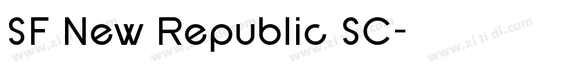 SF New Republic SC字体转换 SF New Republic SC字体转换